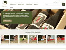 Tablet Screenshot of golferswines.com